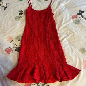 Selfie Leslie Bodycon Mini Dress Red